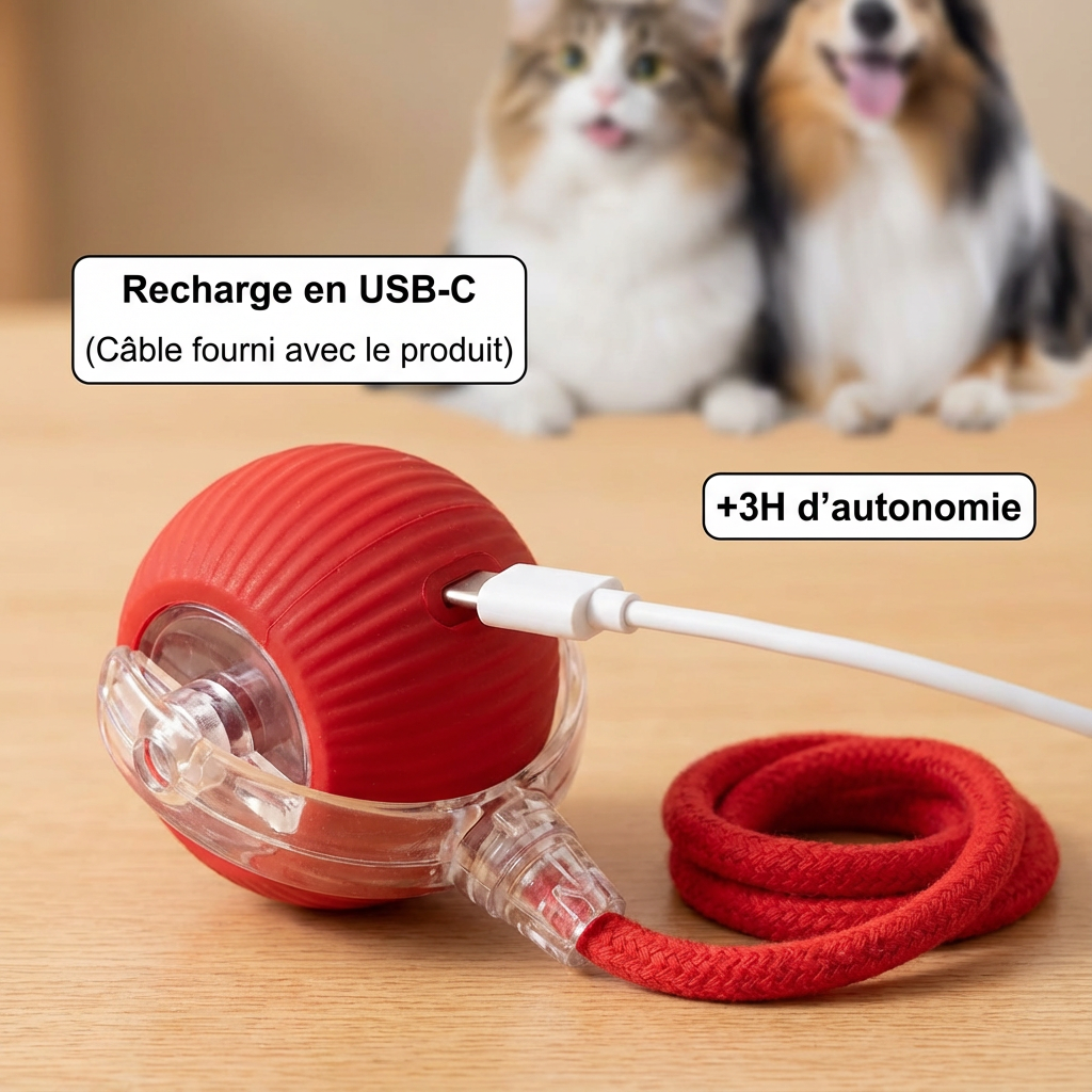 Smart Ball ™ Jouet interactif pour chien et chat